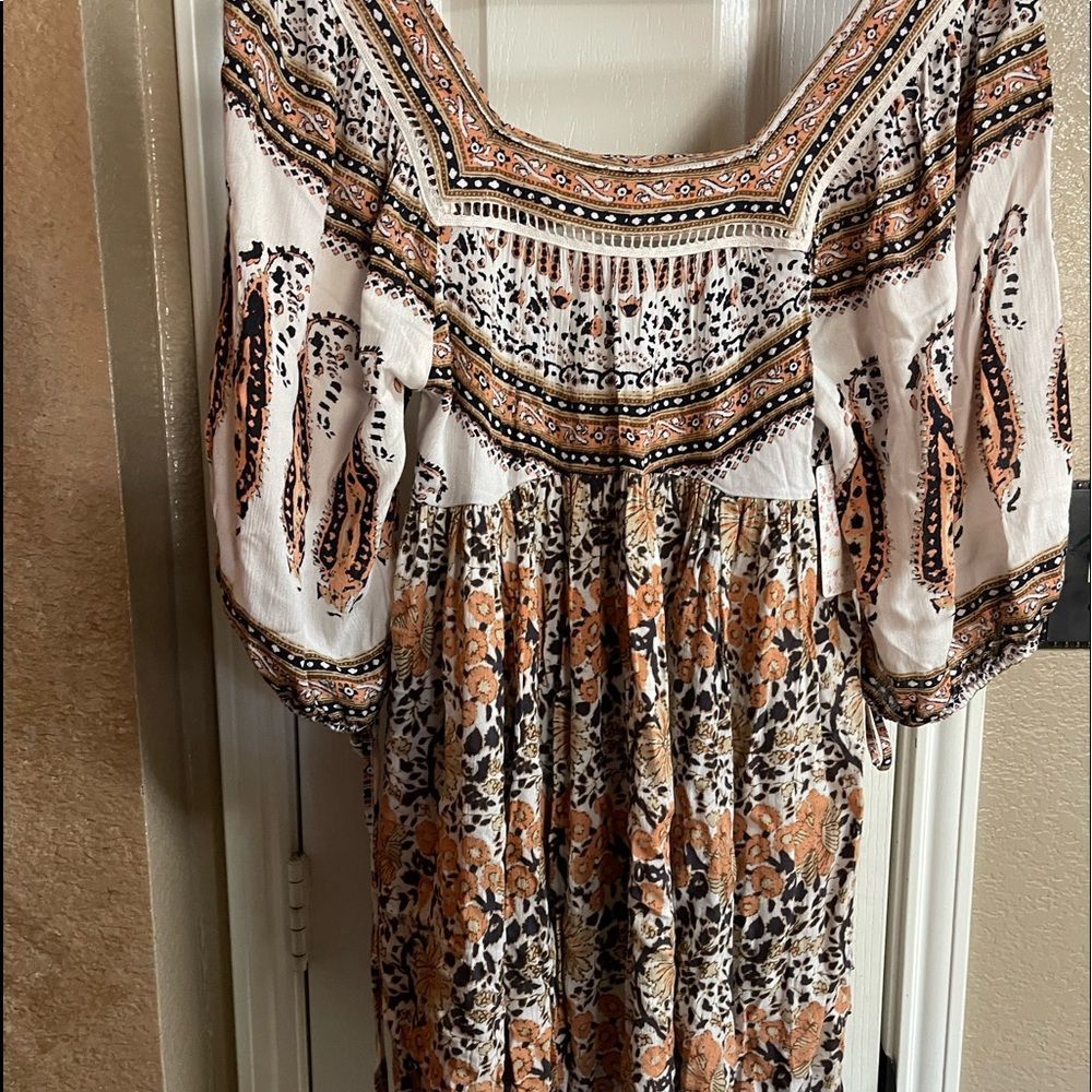 Free People Baby Doll Midsummers Dream Dress in Ivory Tangerine
Barbie Core  NWT - Picture 5 of 8